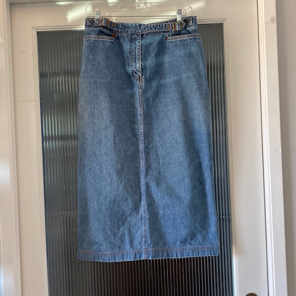 Lauren Jeans Co. Dresses & Skirts - Lauren Jeans Co by Ralph Lauren vintage blue jean maxi-skirt